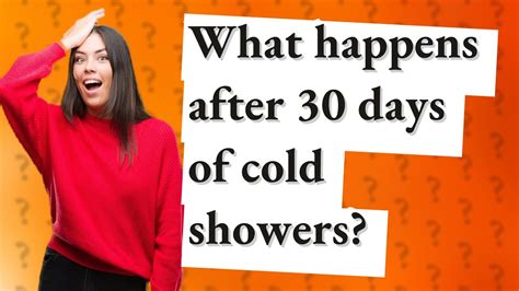 What Happens After Days Of Cold Showers Youtube