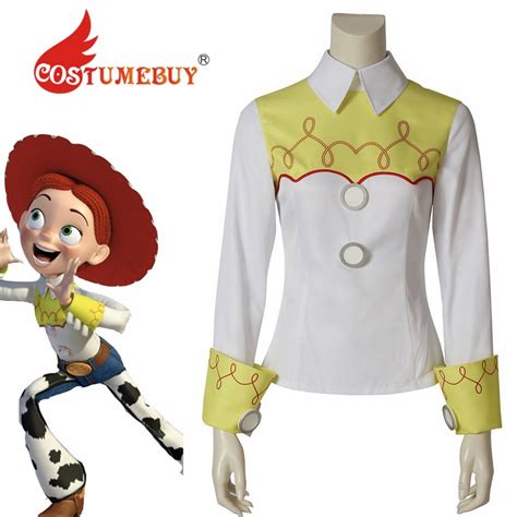 Costumebuy Cartoon Movie Toy Story Jessie Cosplay Top Costume Shirt Girls Women Fancy Autumn