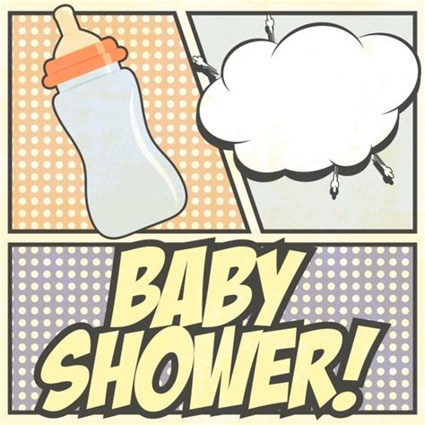 Free Vector Baby Shower Background Design