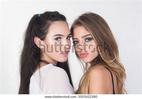 Sexy Women Long Hair Lesbian Sexy Foto Stock Shutterstock