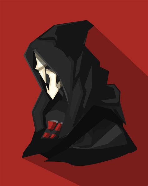 Artstation Popheadshots Remastered Kode Lgx Overwatch Reaper
