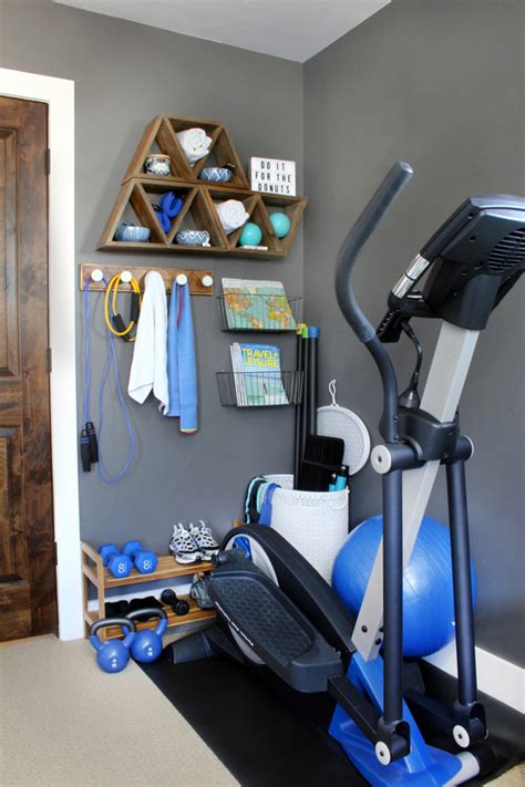 Stylish Home Gym Ideas For Small Spaces Blue I Style Creating An