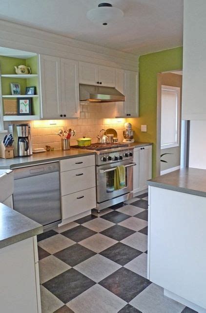 Turn Your Kitchen Into A Classic With Checkered Floors Eclectic