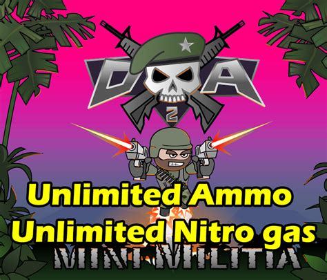 Doodle Army 2 Mini Militia 2258 Mod Pro Pack Unlimited Ammo