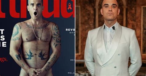 Robbie Williams Strips Naked For Raunchy Mag Cover Playboy Eat