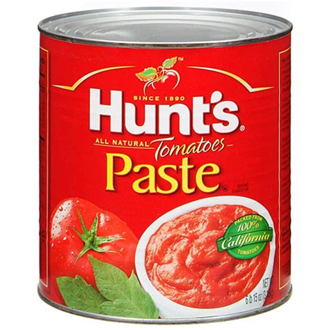 Hunts Tomato Paste 10 Can 6111 Oz Conagra Foodservice