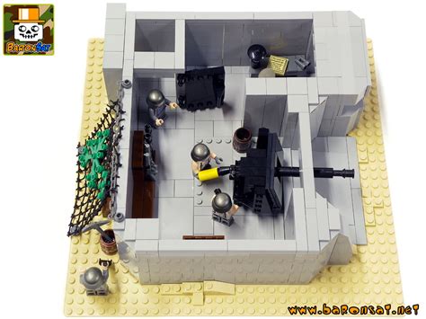 Lego Moc Ww2 German Command Bunker Custom Bricks Model