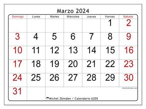 Calendario Marzo 2024 Visibilidad Ds Michel Zbinden Co
