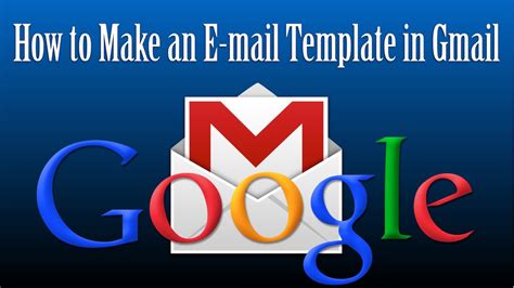 Beautiful email templates accessible directly from gmail. How to Make an Email Template in Gmail - YouTube
