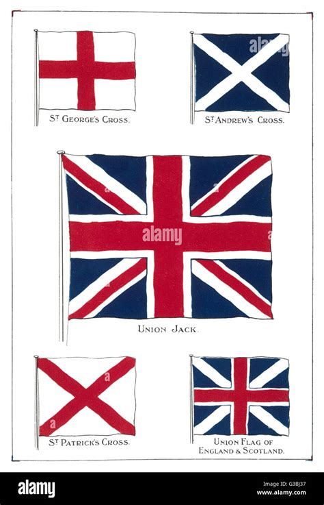 Flags Of The United Kingdom Stock Photo Alamy