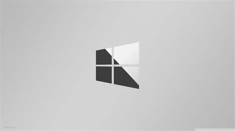 Windows 10 Logo Grey Metallic 4k Ultra Hd Desktop