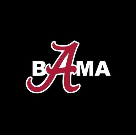 Bama Alabama Crimson Tide Logo Alabama Football Roll Tide