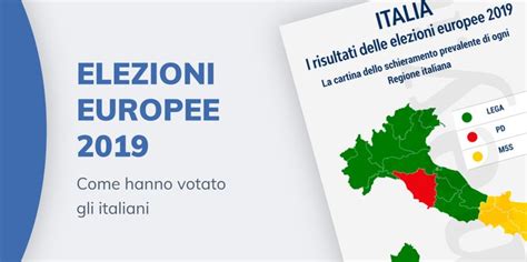 italia i risultati delle elezioni europee 2019