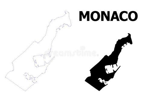Blank Map Of Monaco No Borders Webvectormaps In 2021 Borders Map Images