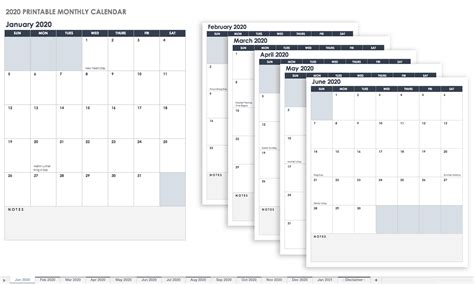 Incredible 5x7 Calendar Templates Free Printable • Printable Blank