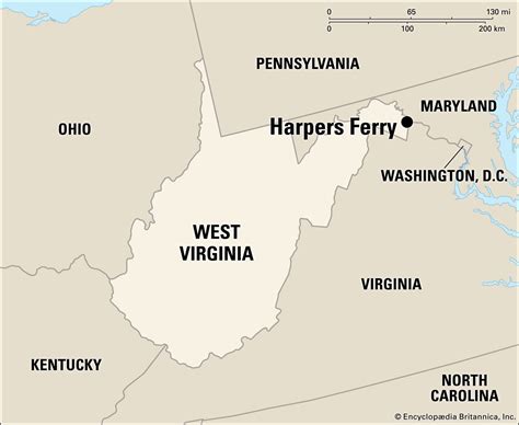harpers ferry location history raid map national park and facts britannica