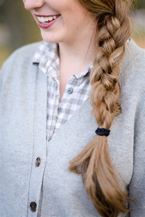 Four strand pigtail braids are ideal for women who have thin hair. The 4 Strand Braid + Fall | Elisabeth McKnight