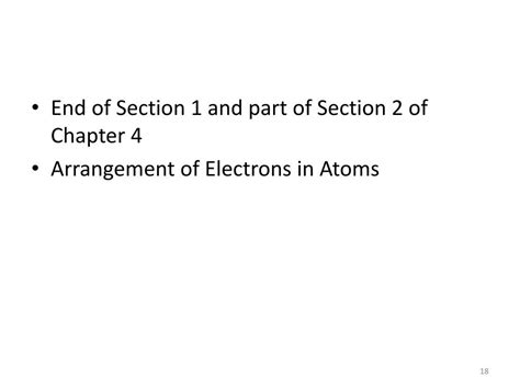 Ppt Arrangement Of Electrons In Atoms Part One Powerpoint