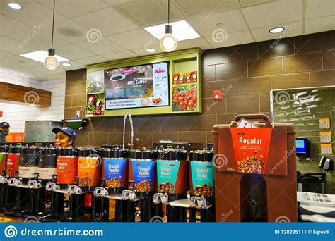 View Of A Wawa Coffee Store In Philadelphia Editorial Photo Image Of