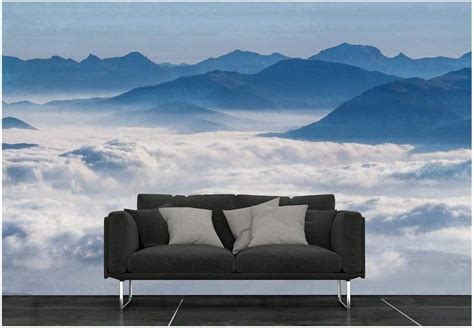 Wall26 Large Wall Mural Landscape With Mountains And
