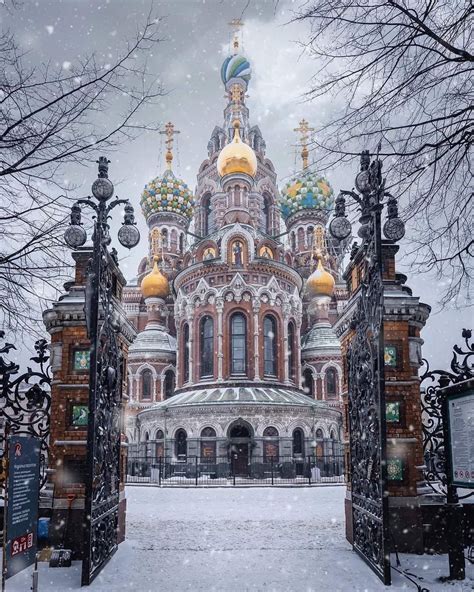 The Church Of The Savior On Spilled Blood St Petersburg Russia