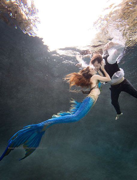 Chris Crumley Photography Mermaid Kissing A Sailor At The Waters