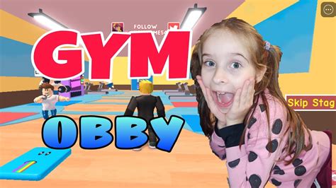 ESCAPE The GYM OBBY With Vicky Gamer ROBLOX YouTube