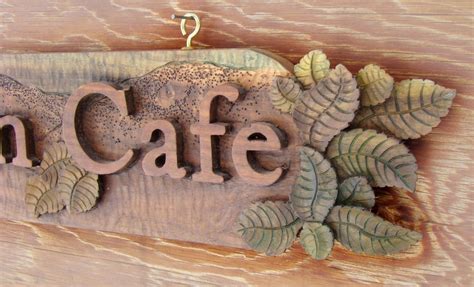 Handmade Customized Hand Carved Wooden Sign By Boot Wood