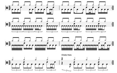 Two Bar Metal Drum Grooves Learn Drums For Free