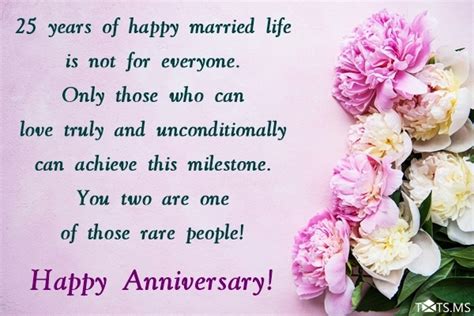 25th Wedding Anniversary Wishes Messages Quotes And Pictures Webprecis