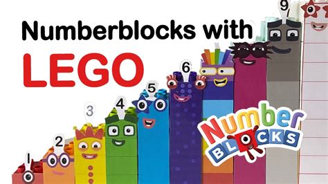 Numberblocks With Lego Blocks 레고블럭에 넘버블럭 스티커 붙이기 Youtube