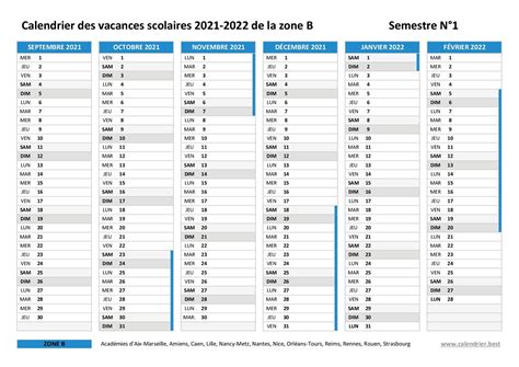 Vacances Scolaires 2022 Caen Calendrier Scolaire 2021 2022 Et Mobile