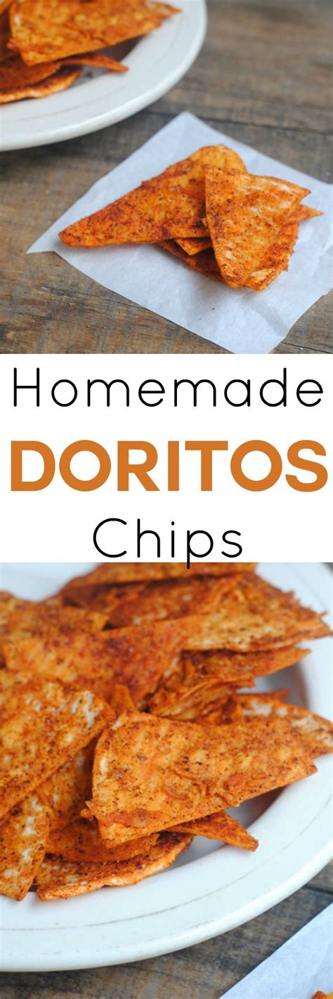 Homemade Doritos Nacho Cheese Chips This Seasoning Mix Can Be Added To