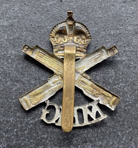 Original Ww1 Motor Machine Gun Corps Cap Badge Ebay