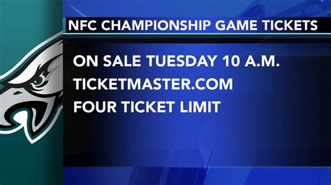 Philadelphia Eagles Announce Nfc Championship Ticket Information 6abc