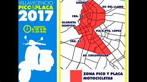 Para carros particulares el pico y placa en bogotá va desde las 6:00 de la mañana hasta las 8.30 a.m. Nuevo pico y placa Villavicencio 2017 - YouTube