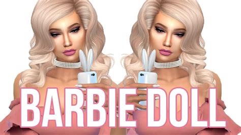 The Sims 4 Create A Sim Barbie Doll Youtube