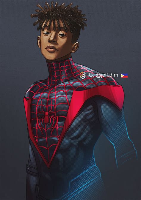 Heres A Fanart Of Jaden Smith As Miles Morales Of Mcu That I Did