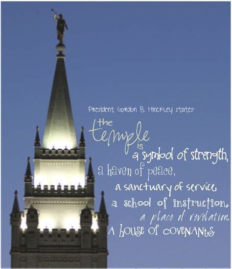 Blessings Lds Temple Quotes Quotesgram