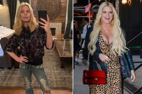 Jessica Simpson Strips Topless To Parade Mind Blowing 100 Pound Weight