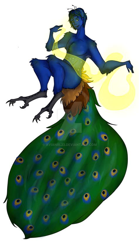Peacock Man By Avianxl23 On Deviantart