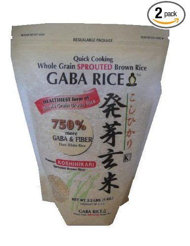 Koshihikari Premium Sprouted Brown Gaba Rice Sprouts Cooking Grains