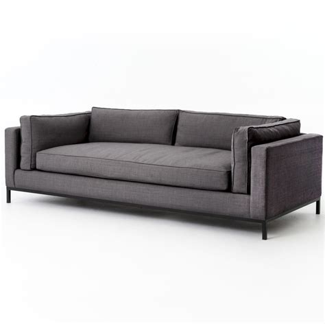 See more ideas about modern sofa, sofa, sofa inspiration. Grammercy Upholstered Modern Sofa - Charcoal | Zin Home