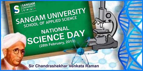But why do we every year the national science day focuses on a particular theme. National Science Day Celebrations at Sangam University ...