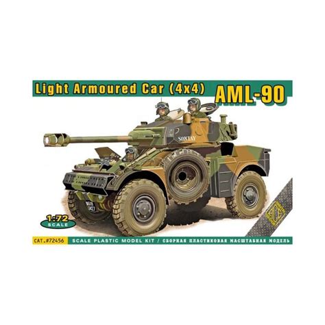 Ace Models Ace72456 172 Aml 90 Light Armoured Car 4x4