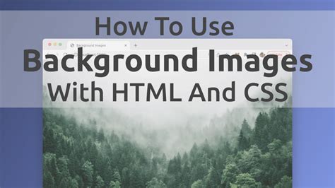 How To Use Background Images With Html And Css — Codingthesmartway