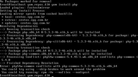 Cannot find a valid baseurl error: php - CentOS dependency yum - Server Fault