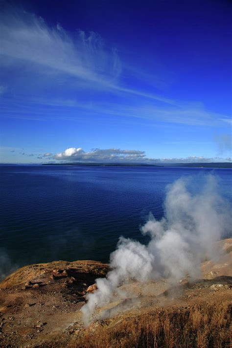 Yellowstone Lake And Geysers 2009 2 Photograph By Frank Romeo Fine