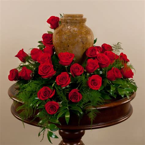 All Rose Cremation Wreath As Shown Funeral Floral Arrangements