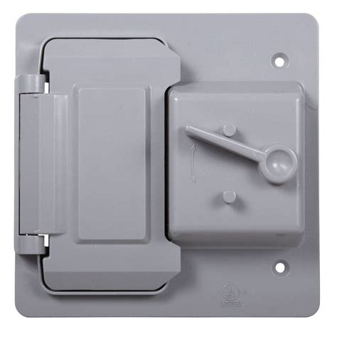 Shop Hubbell Taymac 2 Gang Rectangle Plastic Weatherproof Electrical Box Cover At